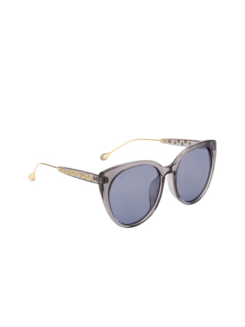 

Ted Smith Women Blue Lens Wayfarer Sunglasses With UV Protected Lens TST-201950
