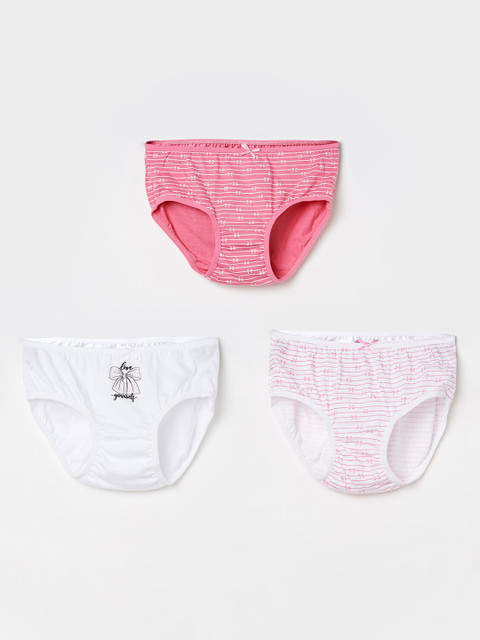 

Fame Forever by Lifestyle Girls Pack Of 3 Assorted Basic Briefs-8903734047155