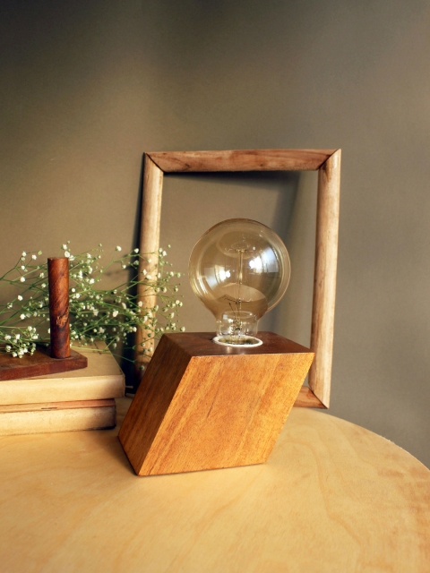 

Studio Indigene Beige & Brown Solid Contemporary Table Lamp