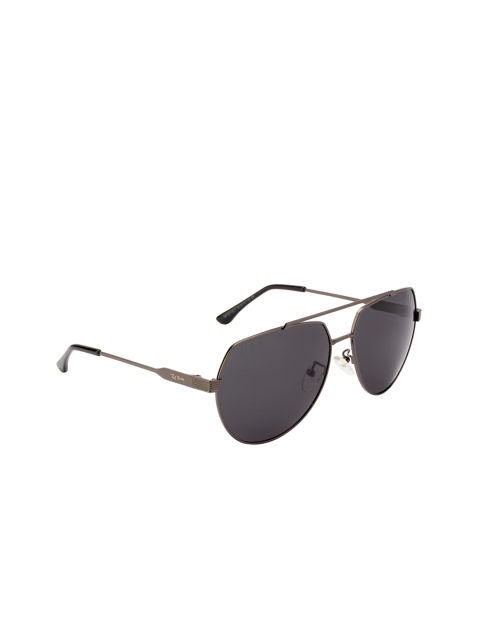 

Ted Smith Unisex Grey Lens Aviator Sunglasses with UV Protected Lens TST-201921