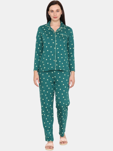 

Zivame Women Green Graphic
