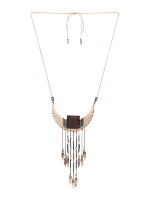 

CRZ Gold-Toned Handcrafted Tassel Necklace