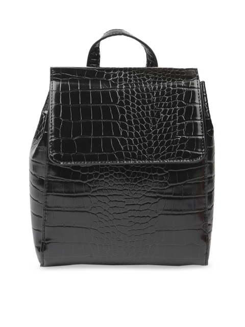 

Forever 21 Women Black Textured Backpack
