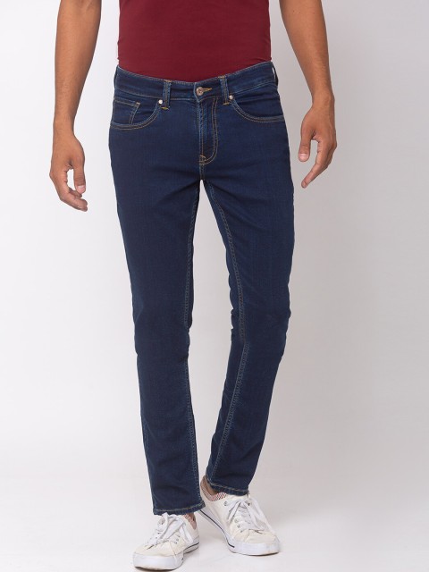 

SPYKAR Men Blue Skinny Fit Low-Rise Clean Look Jeans