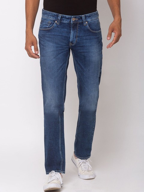 

SPYKAR Men Blue Regular Fit Mid-Rise Clean Look Jeans