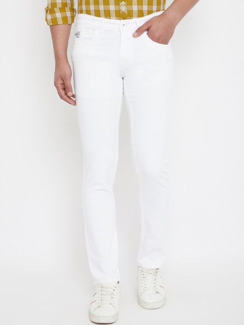 

Canary London Men White Slim Fit Jeans