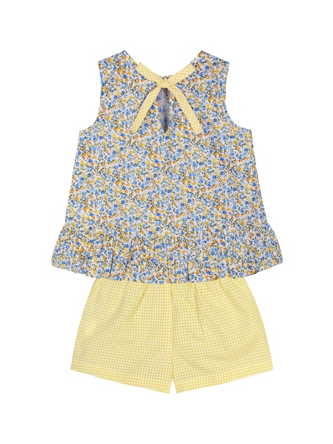 

Budding Bees Girls Multicoloured Printed Top with Shorts, Multi