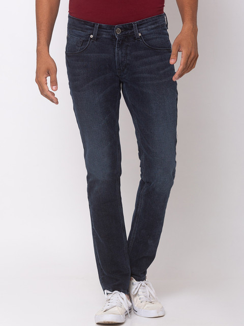 

SPYKAR Men Blue Skinny Fit Low-Rise Clean Look Jeans