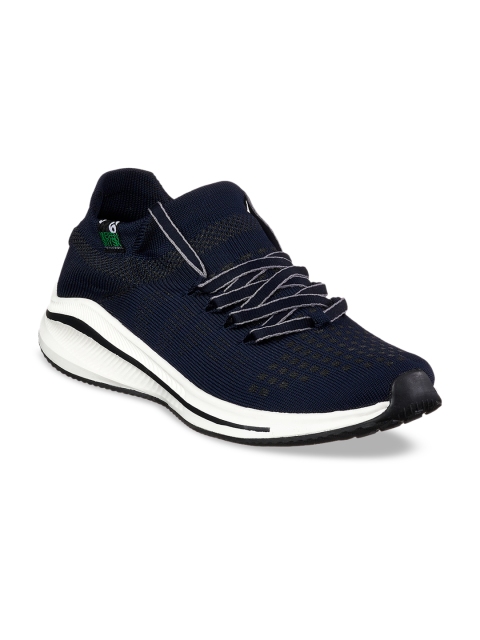 

Duke Men Navy Blue Textile Walking Shoes