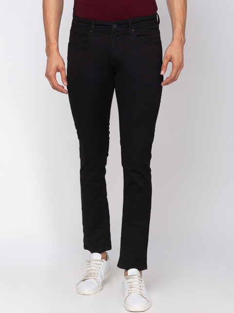 

SPYKAR Men Black Slim Fit Low-Rise Clean Look Jeans