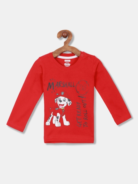 

Donuts Boys Red Printed Round Neck T-shirt