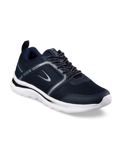 

Duke Men Navy Blue Mesh Walking Shoes