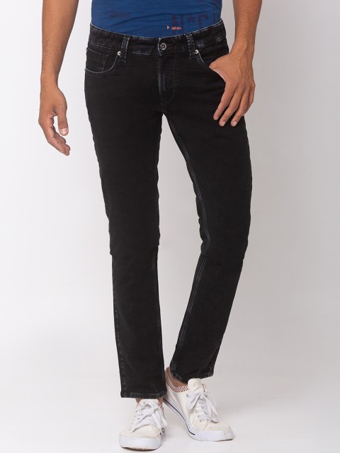 

SPYKAR Men Black Skinny Fit Low-Rise Clean Look Jeans
