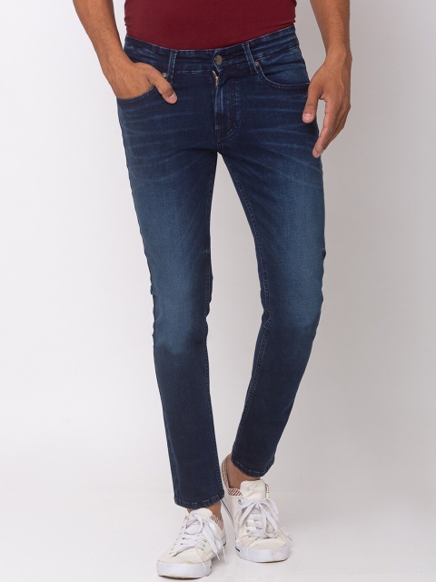 

SPYKAR Men Blue Super Skinny Fit Low-Rise Clean Look Jeans