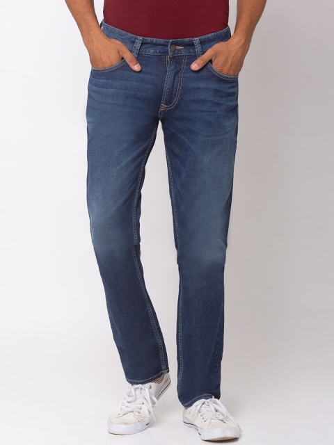 

SPYKAR Men Blue Regular Fit Mid-Rise Clean Look Jeans
