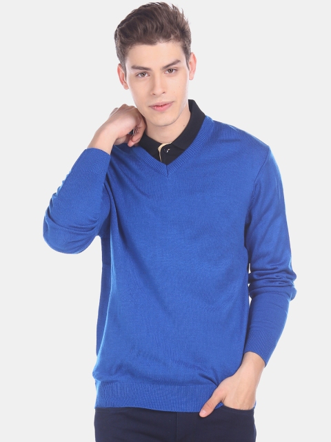 

Ruggers Men Blue Solid