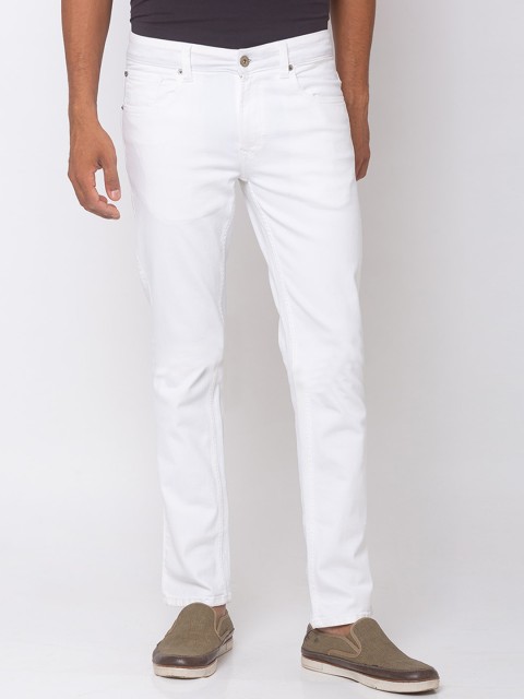 

SPYKAR Men White Skinny Fit Low-Rise Clean Look Jeans