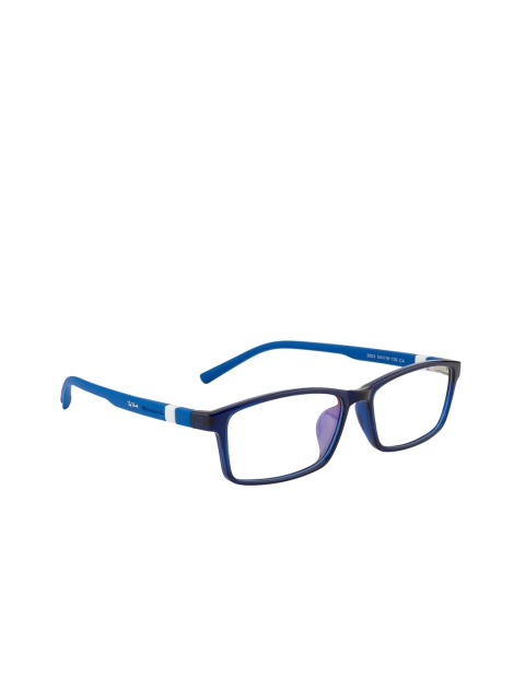 

Ted Smith Unisex Blue & White Full Rim Rectangle Frames TSK-2003_C4