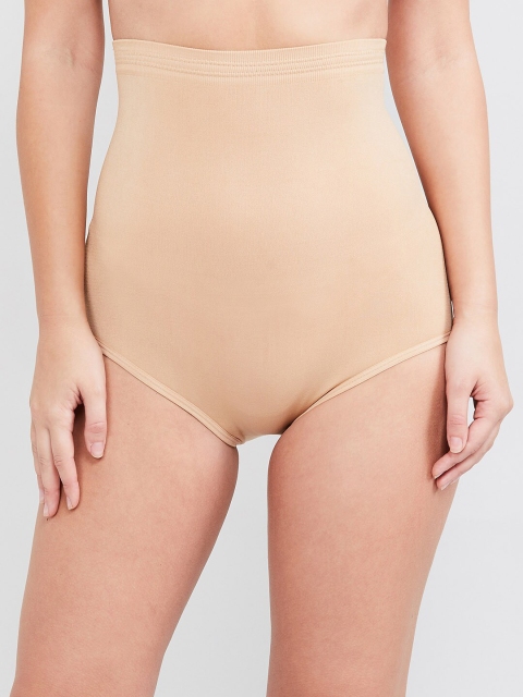 

max Women Cream-Coloured Solid Tummy Shaper SP20TT02