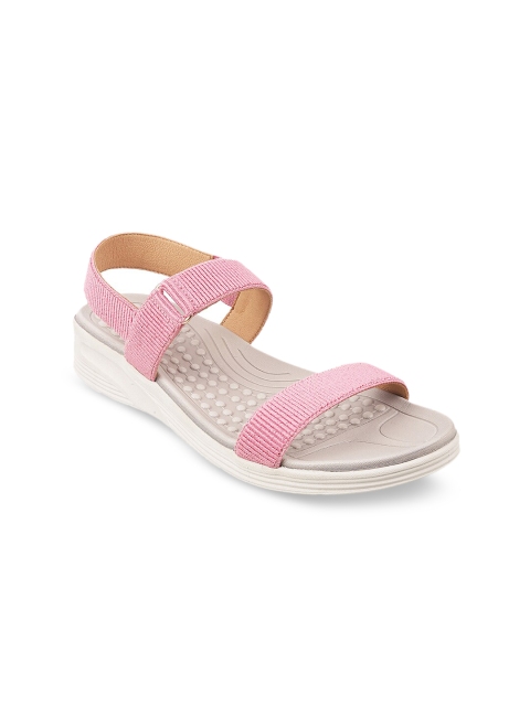 

Mochi Women Pink Solid Comfort Heels