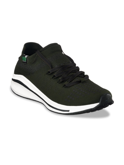 

Duke Men Olive Green Walking Shoes