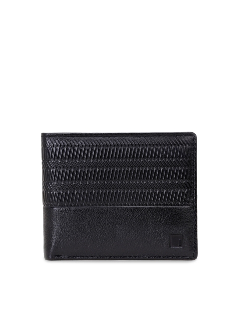 

Impulse Men Black Textured Two Fold Wallet