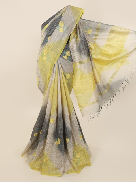 

Pothys Multicoloured Woven Design Jute Cotton Saree, Multi