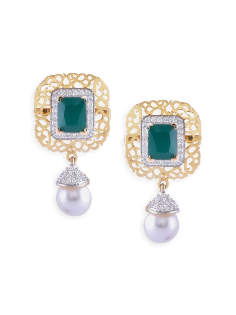 

Amavi Gold-Toned Contemporary Drop Earrings