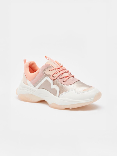 

shoexpress Women Pink PU Walking Shoes