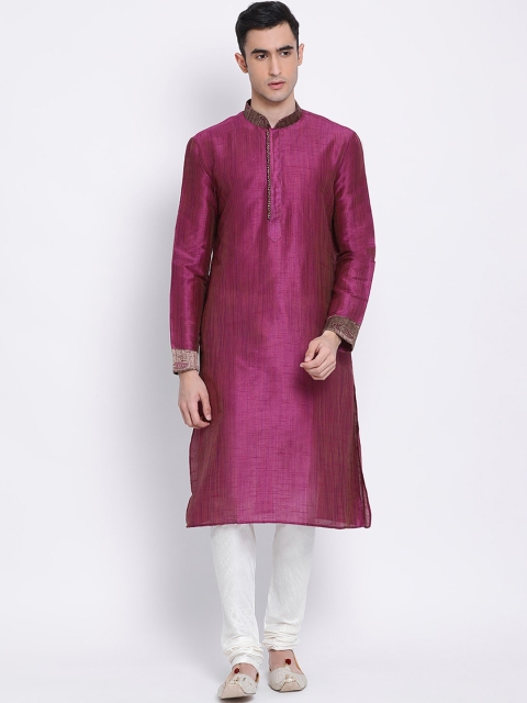

Sanwara men purple kurta