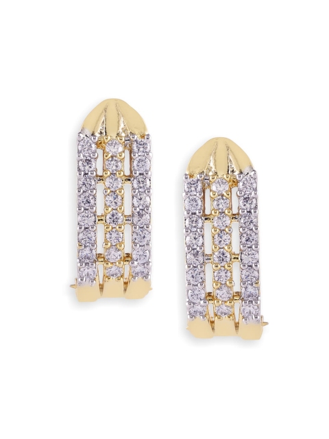 

Amavi Gold-Toned Contemporary Studs
