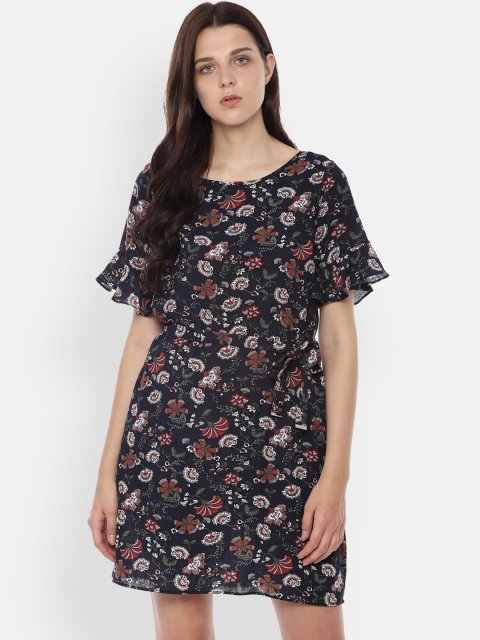 

Allen Solly Woman Women Multicoloured Printed A-Line Dress, Multi
