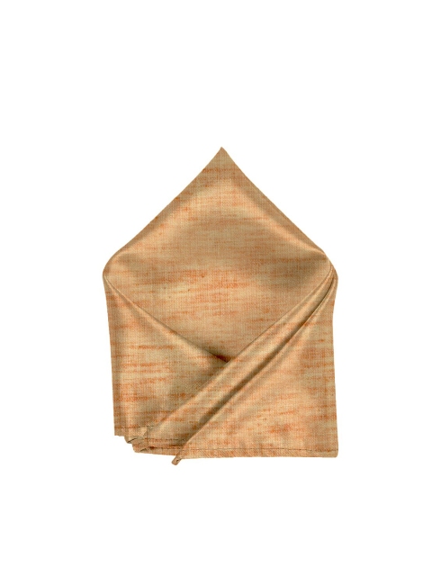 

Blacksmith Men Beige Solid Sustainable Pocket Square