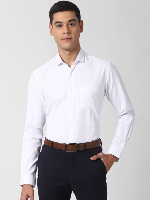 

Peter England Men White Regular Fit Solid Formal Shirt