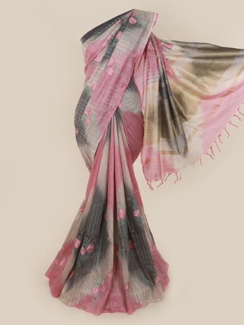 

Pothys Multicoloured Woven Design Jute Cotton Saree, Multi