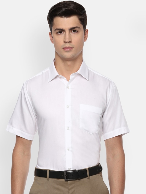 

Van Heusen Men White Regular Fit Solid Formal Cotton Shirt