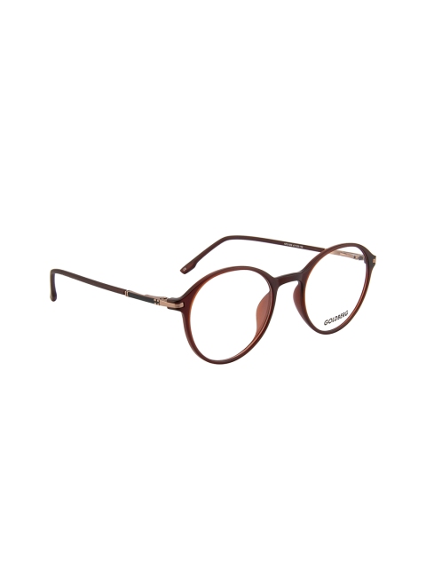 

Gold Berg Unisex Brown Solid Full Rim Round Frames GB-NSK1009_C4