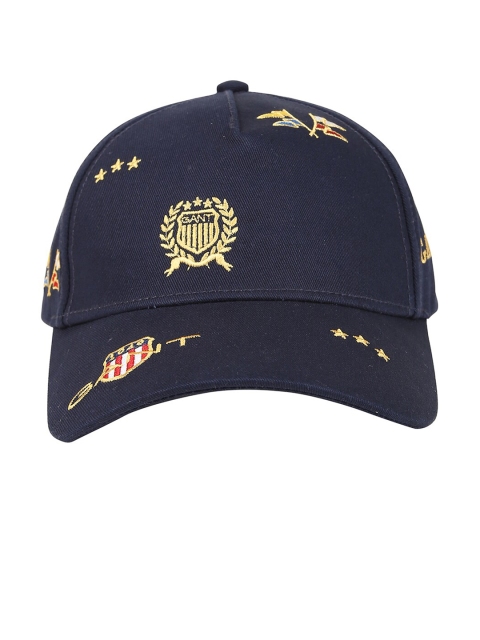 

GANT Unisex Kids Navy Blue Embroidered Baseball Cap