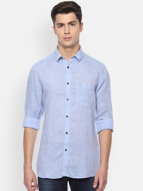 

Van Heusen Sport Men Blue Slim Fit Solid Casual Shirt
