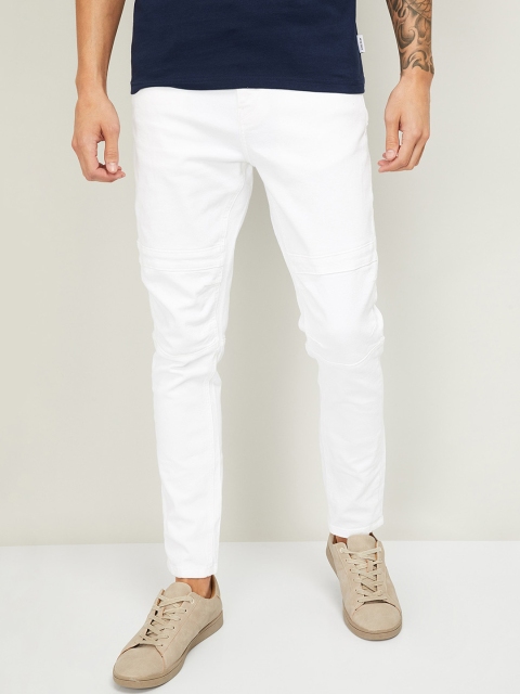 

Bossini Men White Slim Fit Mid-Rise Clean Look Jeans