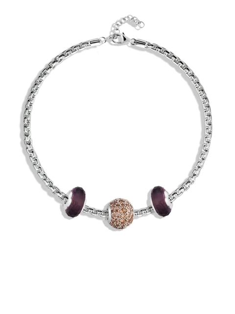 

TALISMAN Silver Rhodium-Plated Handcrafted Charm Disney Bracelet