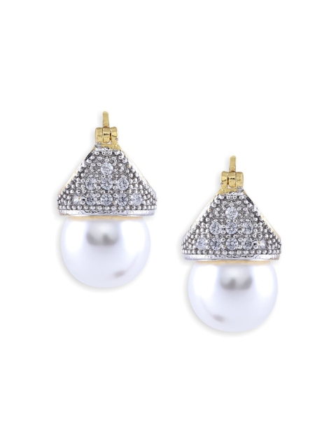 

Amavi Gold-Toned Contemporary Studs