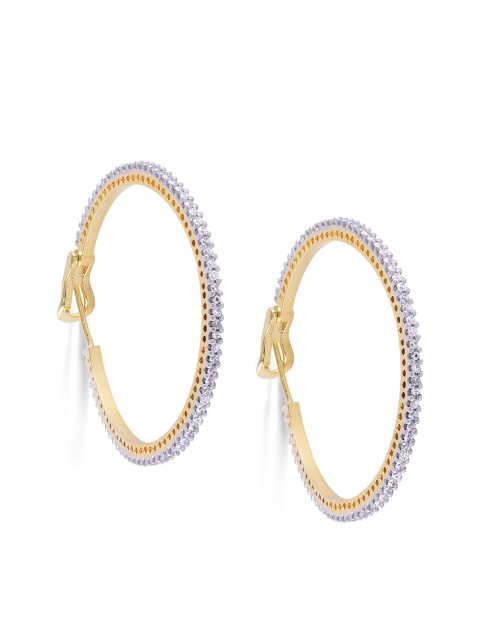 

Amavi Gold-Toned Contemporary Hoop Earrings