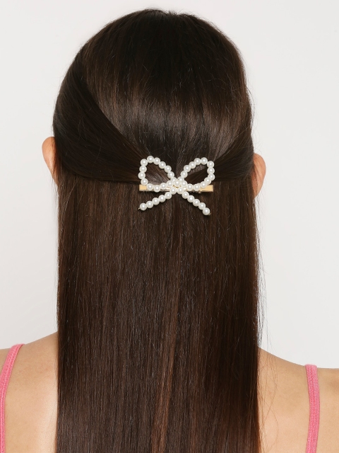 

OOMPH Gold-Toned Embellished Alligator Hair Clip