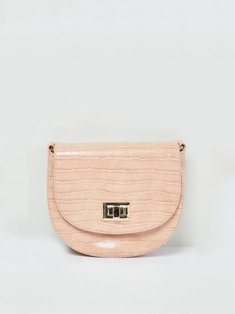 

max Pink Solid Sling Bag
