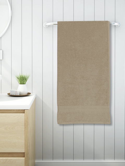 

SPACES Unisex Beige Solid 450 GSM Bath Towel
