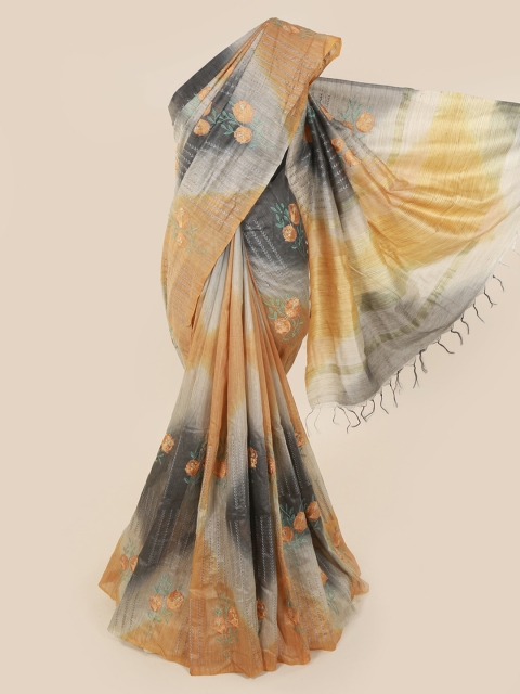 

Pothys Multicoloured Woven Design Jute Cotton Saree, Multi