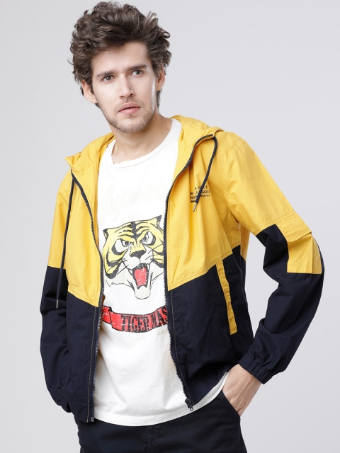 

Ecko Unltd Men Mustard Colourblocked Sporty Jacket