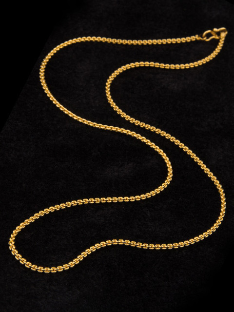 

Alankruthi Gold-Toned Brass Gold-Plated Handcrafted Chain