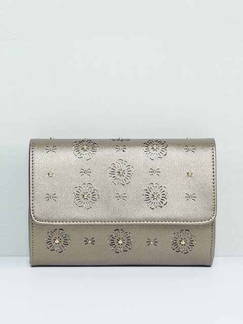 

max Bronze-Toned Embellished Sling Bag